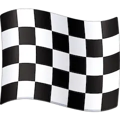 Bandiera a scacchi Emoji Facebook