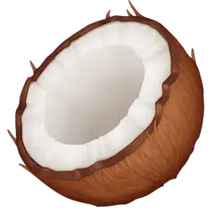 Coconut Emoji on Facebook