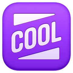 🆒 Simbolo con parola inglese “Cool” Emoji su Facebook