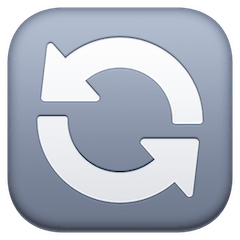 Counterclockwise Arrows Button Emoji on Facebook