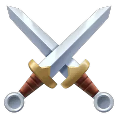 ⚔️ Crossed Swords Emoji — Meaning, Copy & Paste