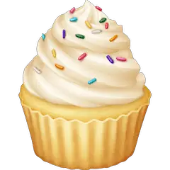 Cupcake Emoji on Facebook