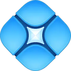 Diamond With A Dot Emoji on Facebook