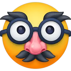Verkleidetes Gesicht Emoji Facebook