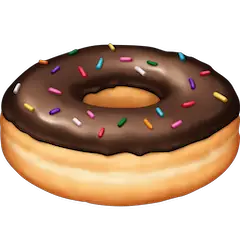 Doughnut Emoji on Facebook