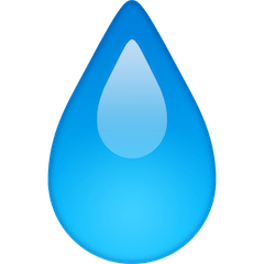 Gota de agua Emoji Facebook
