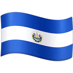 Flag: El Salvador Emoji on Facebook