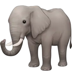🐘 Elephant Emoji on Facebook