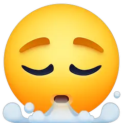 😮‍💨 Face exhaling Emoji on Facebook