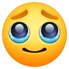 🥹 Face Holding Back Tears Emoji on Facebook