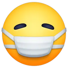 Face With Medical Mask on Facebook