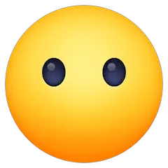 Face Without Mouth Emoji on Facebook
