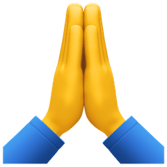 🙏 Zusammengepresste Hände Emoji auf Facebook