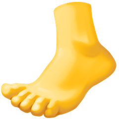 Foot Emoji on Facebook