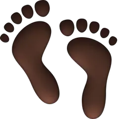 Footprints Emoji on Facebook