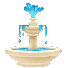 Fountain Emoji on Facebook