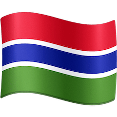 Bandeira da Gâmbia on Facebook
