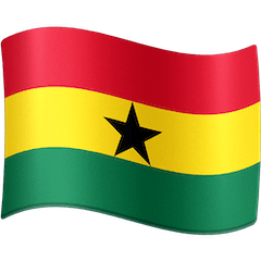 🇬🇭 Flagge von Ghana Emoji auf Facebook