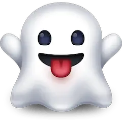 Ghost Emoji on Facebook