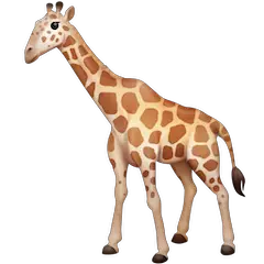 Giraffe Emoji on Facebook