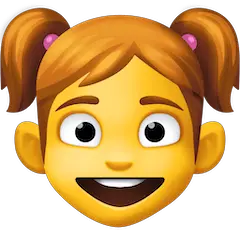 👧 Mädchen Emoji auf Facebook