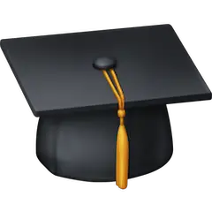 Graduation Cap Emoji on Facebook