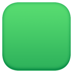 Green Square Emoji on Facebook