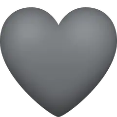 🩶 Grey Heart Emoji on Facebook