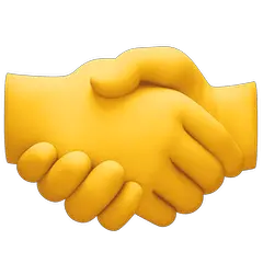 Handshake Emoji on Facebook
