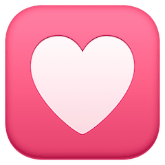 Heart Decoration Emoji on Facebook