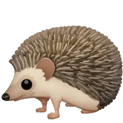 Hedgehog Emoji on Facebook