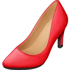 High-heeled Shoe Emoji on Facebook