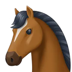 Pferdekopf Emoji Facebook