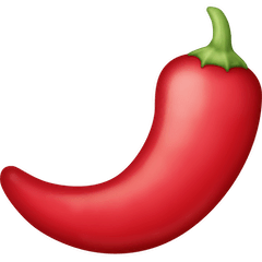 Hot Pepper Emoji on Facebook