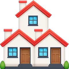Houses Emoji on Facebook