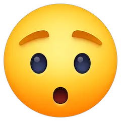 😯 Faccina sorpresa Emoji su Facebook