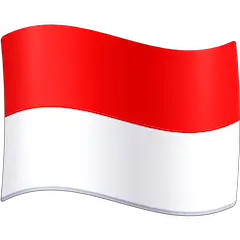 Flagge von Indonesien Emoji Facebook