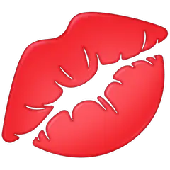 Marca de beijo Emoji Facebook