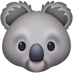 🐨 Cara de coala Emoji nos Facebook