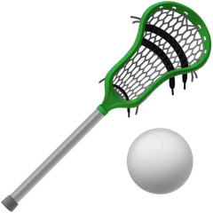 Stick e bola de lacrosse Emoji Facebook