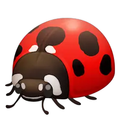 Lady Beetle Emoji on Facebook