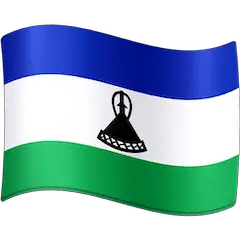 Drapeau du Lesotho Émoji Facebook