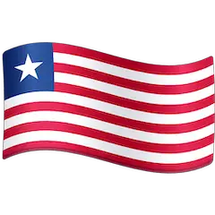 Bandeira da Libéria Emoji Facebook