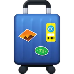 Luggage Emoji on Facebook