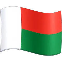 Bandera de Madagascar Emoji Facebook