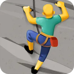 🧗‍♂️ Man Climbing Emoji on Facebook