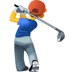 Golfista (homem) Emoji Facebook
