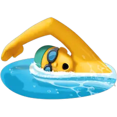 Homem Nadando Emoji Facebook
