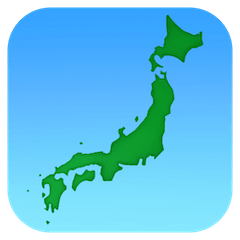Map of Japan Emoji on Facebook