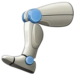 Mechanical Leg Emoji on Facebook